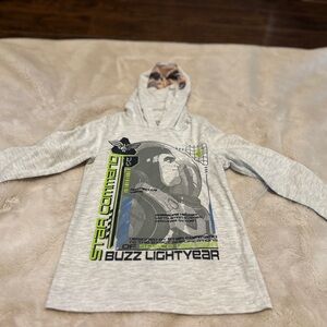 Buzz Lightyear Toddler Hooded Long Sleeve Top- Size 4